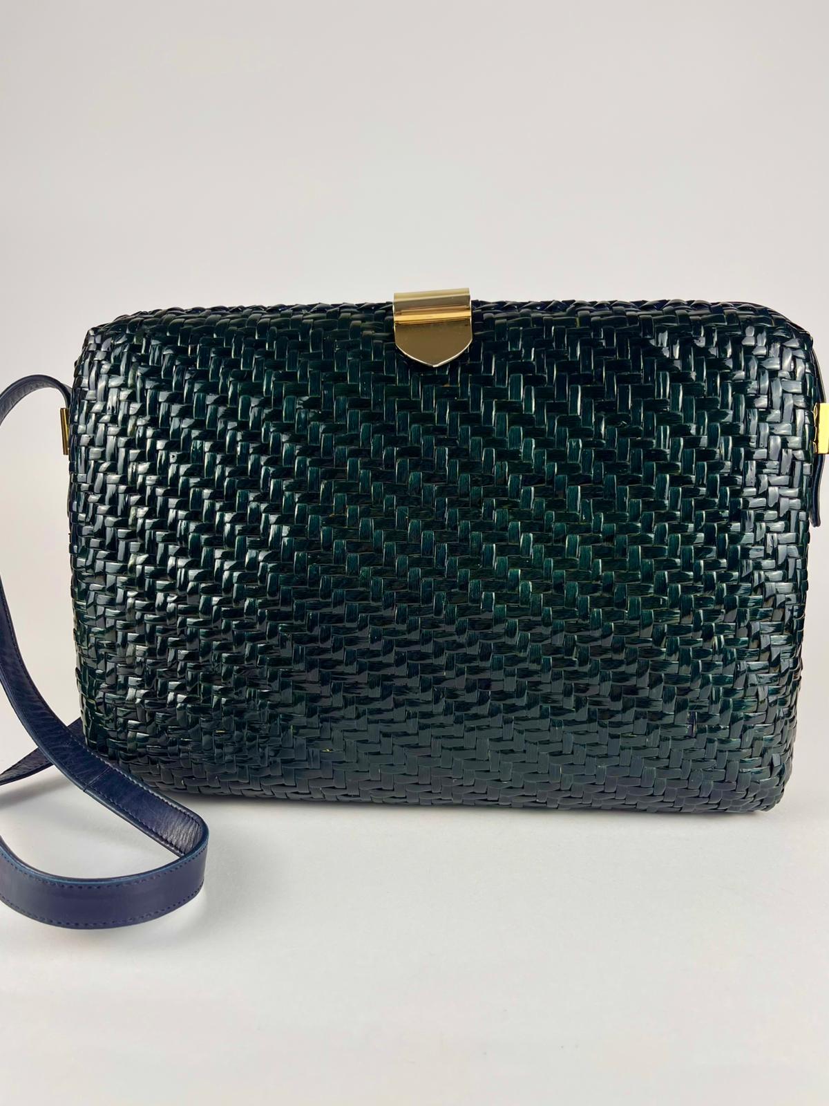 Borsa Rodo in midollino anni '70