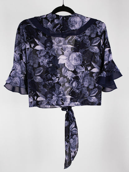 Bolero Vintage Floreale in Chiffon – Made in Taiwan