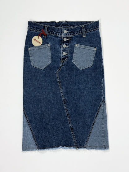 DENIM SKIRT WITH POCKETS