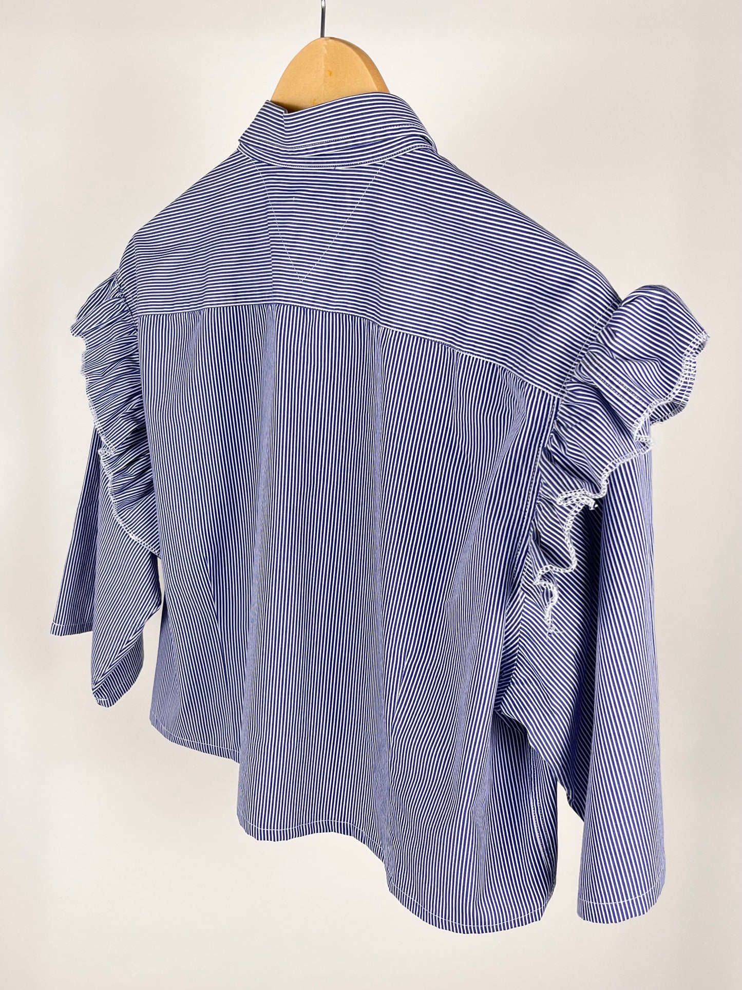 Camicia crop rework Tommy Hilfiger a righe