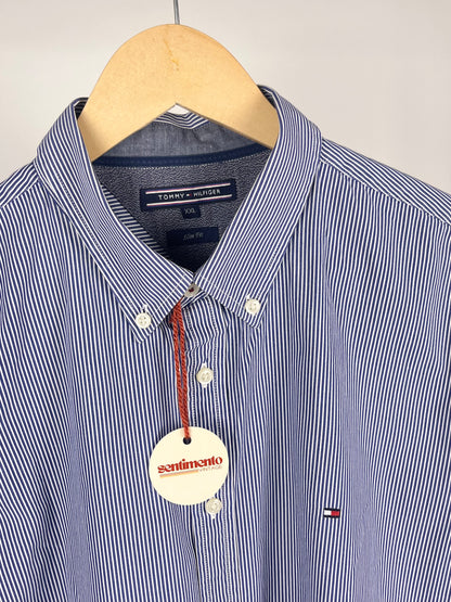 Camicia crop rework Tommy Hilfiger a righe
