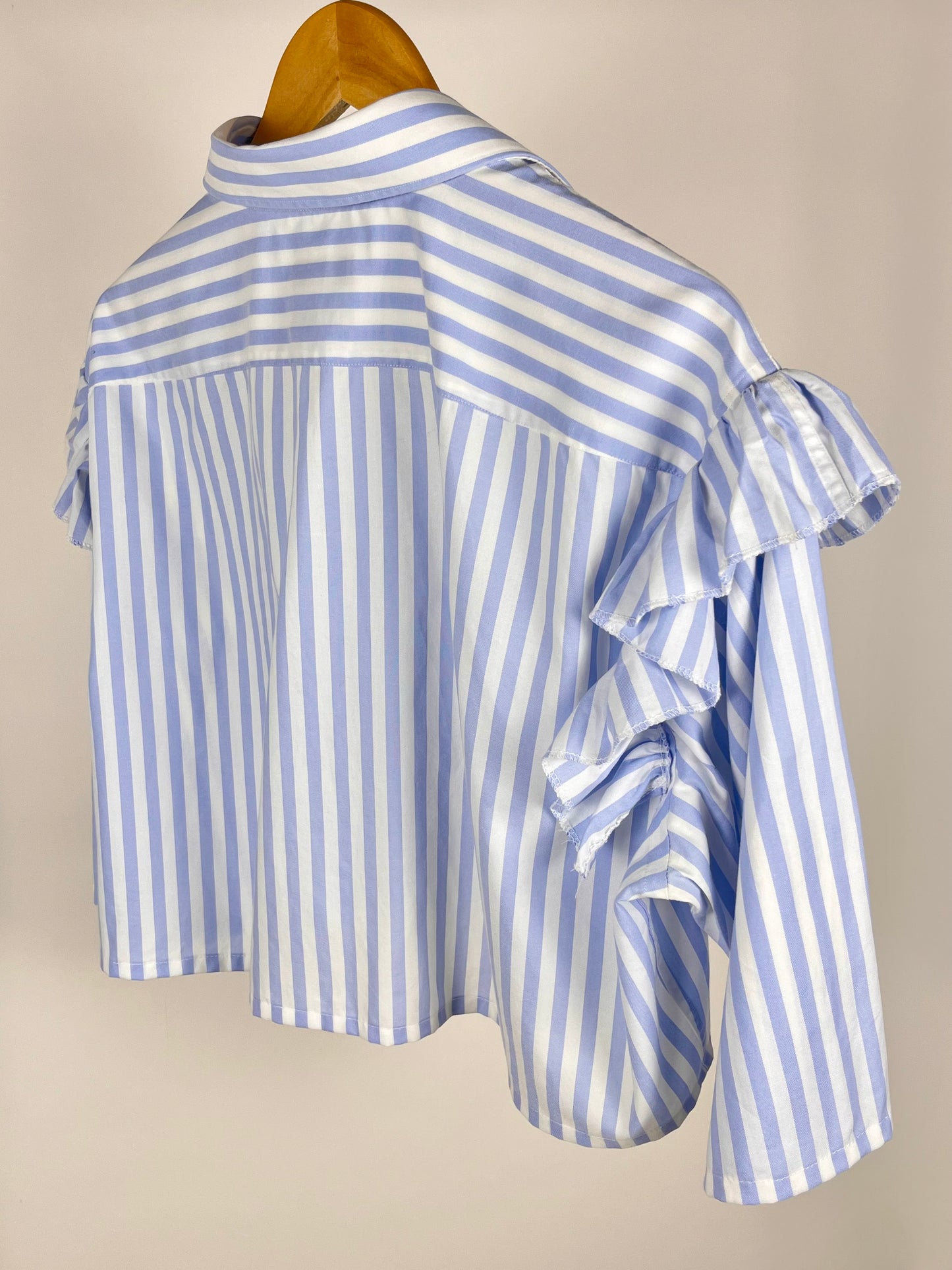 Camicia crop reworked Hugo Boss a righe