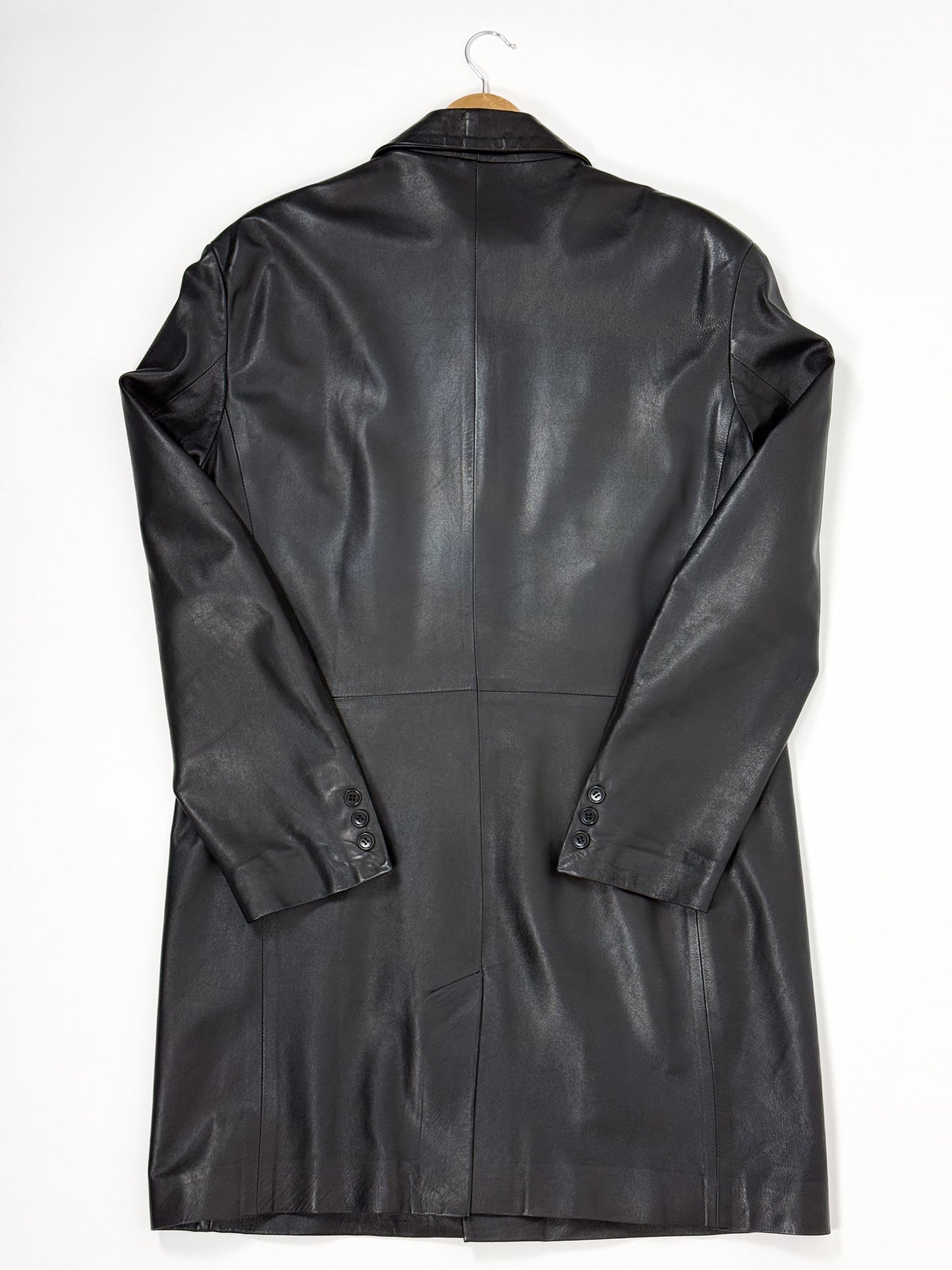 LEATHER TRENCH MADE IN ITALY