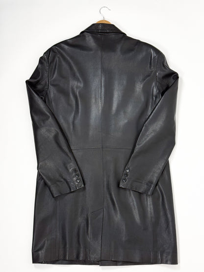 LEATHER TRENCH MADE IN ITALY